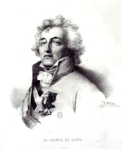 チャールズ・ジョセフ元帥の肖像（1735-1814）リニュ王子 作： Henri Grevedon